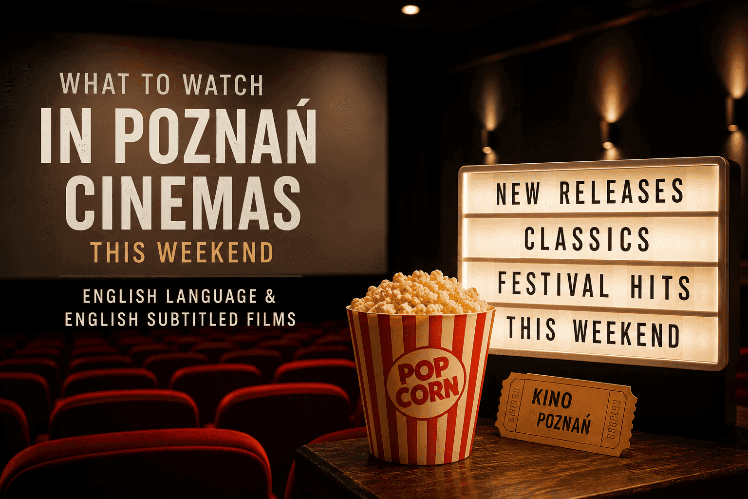 Don’t Let the Rain Stop You: The Best English Language Films Showing in Poznań This Weekend
